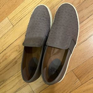 Sofft Gray Minta Leather Slip-On Sneaker - Women